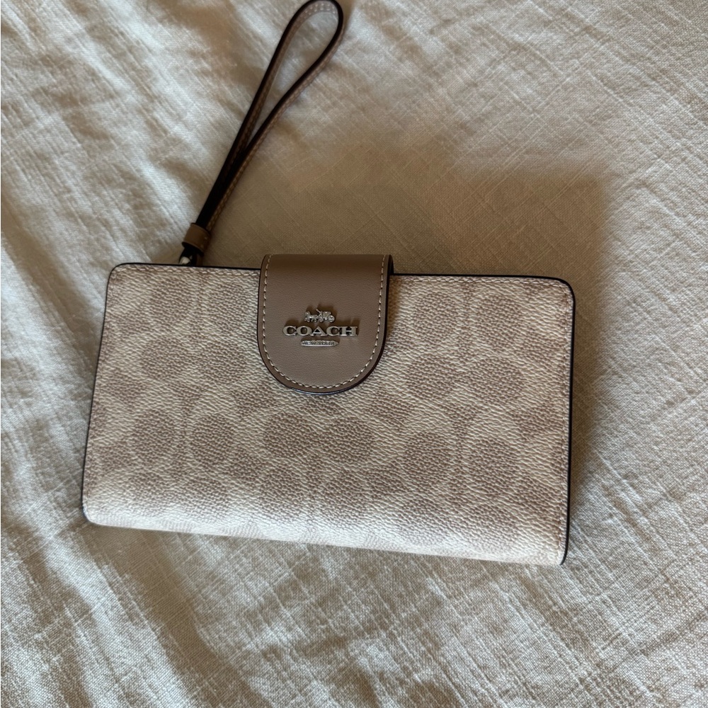 Coach Metallic Tan Women's Wallet